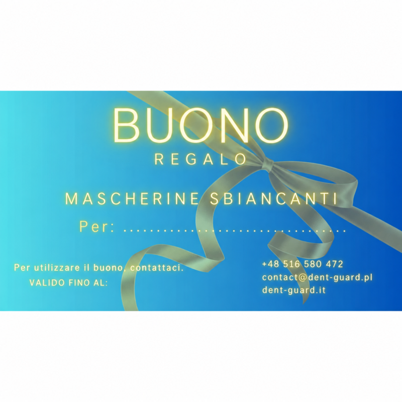 Buono regalo Dent-Guard per mascherine sbiancanti su misura